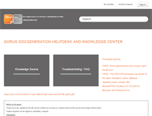 Tablet Screenshot of helpdesk.qorusdocs.com